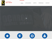 Tablet Screenshot of ochrona-dogmat.pl